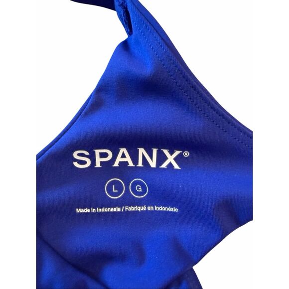NWT SPANX® Get Moving Shelf Tank- Deep Azure- Size L - Picture 5 of 7